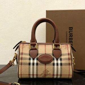 Burberry Mini Check Bowling Bag